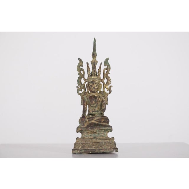 Jambupati Adorned Buddha, 1800s, Bronze For Sale - Image 10 of 10