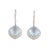 Natural aquamarine 13.96cts & diamond 0.63cts earring in 18k gold For Sale - Image 9 of 18