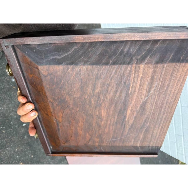 Vintage American Sheraton Two Drawer Nightstand Side Table For Sale - Image 13 of 13