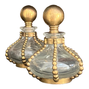 Vintage French Perfume / Scent Bottles, a Pair