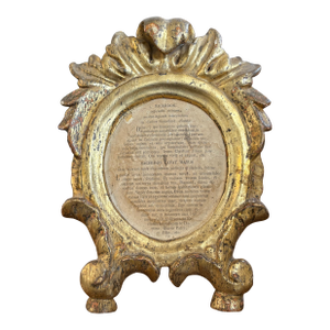 1920s Italian Baroque Style Giltwood Frame