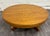 This is a stunning antique Victorian round tiger oak scroll foot pedestal coffee table or cocktail table. Can open to...