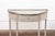 French French Console W/Brass Gallery & Marble Top For Sale - Image 3 of 13