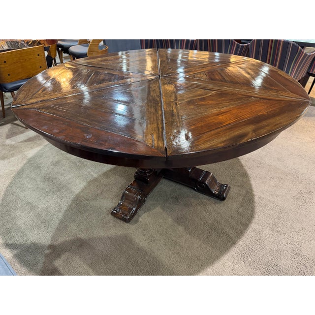 Mid-Century Modern Theodore Alexander Expandable Dining Table For Sale - Image 3 of 12