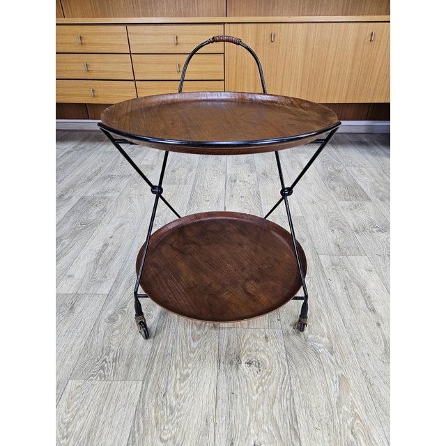 Bar Cart in Teak, Sweden, 1960s For Sale - Image 16 of 18