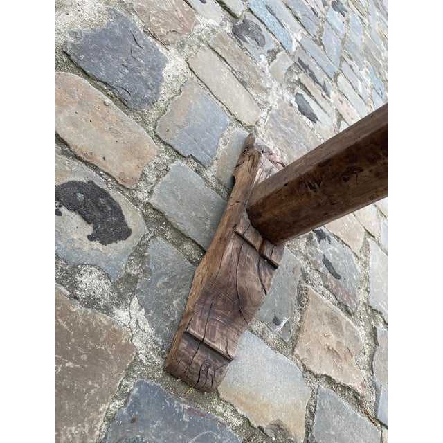 Farm Tan Oak Bench For Sale - Image 9 of 10