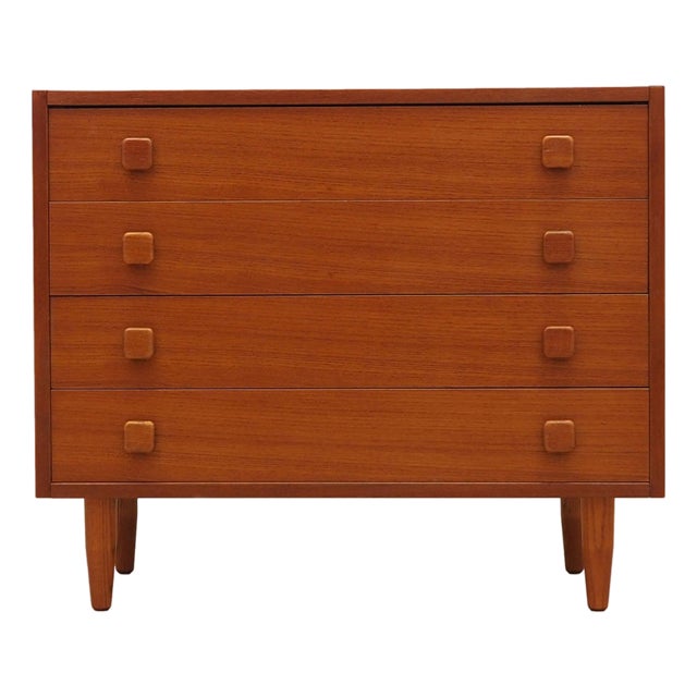 Vintage Danish Teak Chest of Drawers, 1970s For Sale