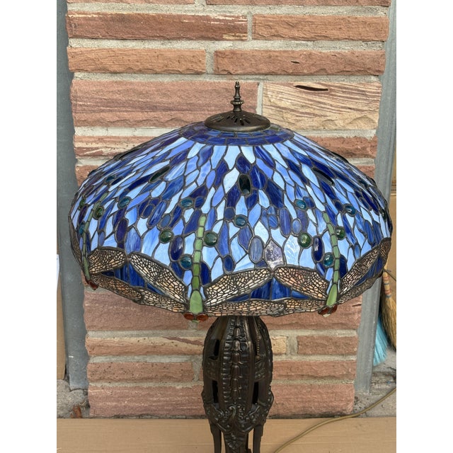 Bronze 3-Light Table Lamp from Tiffany, 1960s For Sale - Image 13 of 18