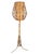 Rattan Floor Lamp in the style of Louis Sognot, France, 1950s For Sale - Image 3 of 15
