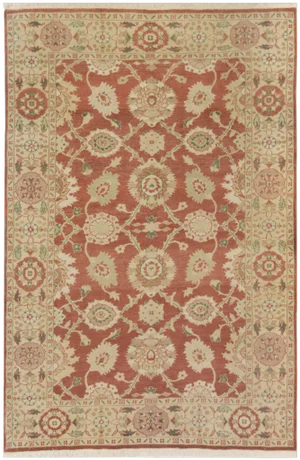 Mansour Fine Handmade Sultanabad Rug - 5′3″ × 6′10″