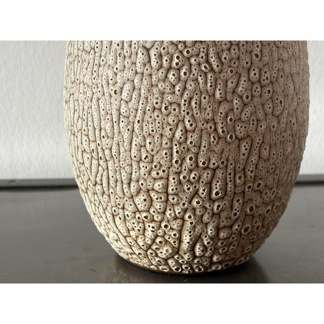Hand-Thrown Ceramic Vase with Shrink Glaze by Albert Kiessling, 1950s For Sale - Image 11 of 18