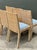Vintage Woven Rattan Dining Chairs in Quadrille For Sale - Image 17 of 18