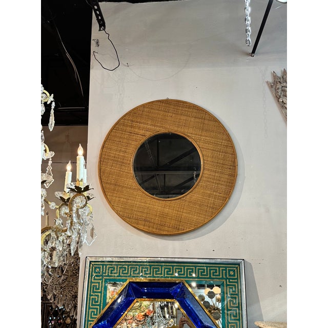 The Vintage Italian Rattan Mirror is a unique and stylish addition to any home décor. Made with high-quality materials,...
