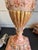 Fine Antique Italian Neoclassical Giltwood & Faux Hand Painted Marble Carved Urn Table Lamp For Sale - Image 4 of 11
