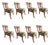 Michael Taylor Klismos Dining Chairs- A Set of 8 For Sale