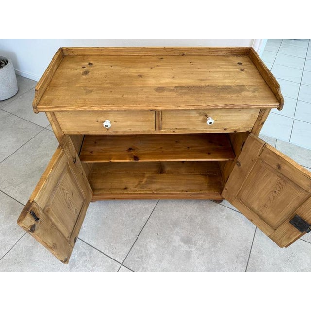 Rustic Shop Apothecary Cabinet For Sale - Image 10 of 14