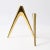 Mid-Century German Brass Candleholder, 1960s For Sale - Image 4 of 11