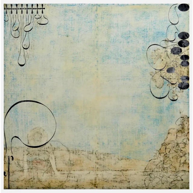 Dennis Hollingsworth, Large Pop Art Painting Dennis Hollingsworth LA Artist Post Modernist Abstract, 1994 For Sale In Miami - Image 6 of 8