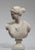 Carrara marble bust of "Diana the Huntress," late 19th/20th century, Italy. Height x Width x Depth: 42 x 27 x 17 cm....