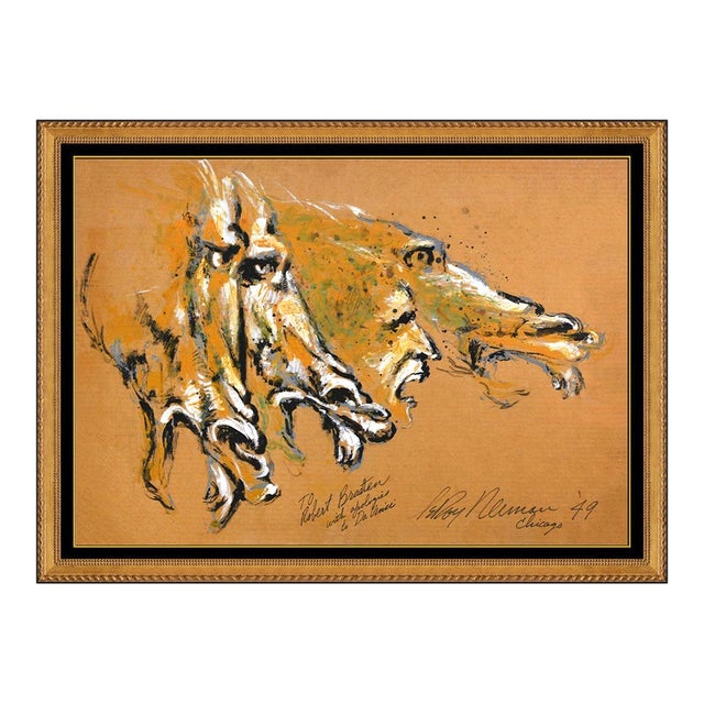 1940s Running With The Horses, LeRoy Neiman For Sale