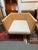 Brownstone Seagrass + Linen Occasional Chair, Prototype For Sale - Image 9 of 12