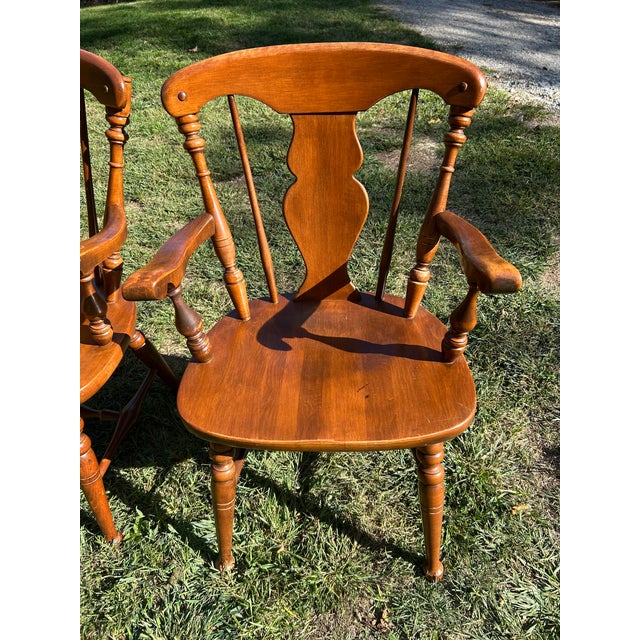 Set of Six 20th Century Heywood-Wakefield Chairs For Sale - Image 16 of 18