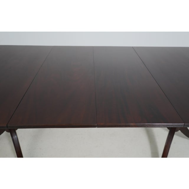 Stickley Duncan Phyfe Mahogany Dining Room Table For Sale - Image 15 of 18