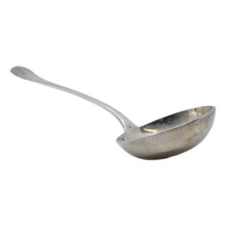 Plain Silver Soup Ladle For Sale