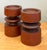 Vintage Mid-Century Modern Wood Candle Holders - A Pair For Sale - Image 10 of 12