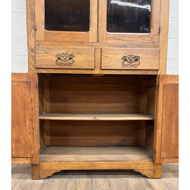 Antique Victorian Early American Rustic Cupboard Pie Safe Cabinet Pantry For Sale - Image 4 of 13