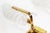 Orrefors Brass and Glass Wall Lamps by Carl Fagerlund for Orrefors, 1970s, Set of 2 For Sale - Image 4 of 9