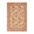 Shabby Chic 1990's Floral Pak-Persian Beige/Gold Wool Rug - 6'0'' X 9'1'' For Sale
