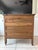 Grandmillennial Antique Tiger Oak Wood Cabinet Dresser W/ Removable Towel Bar For Sale - Image 9 of 13