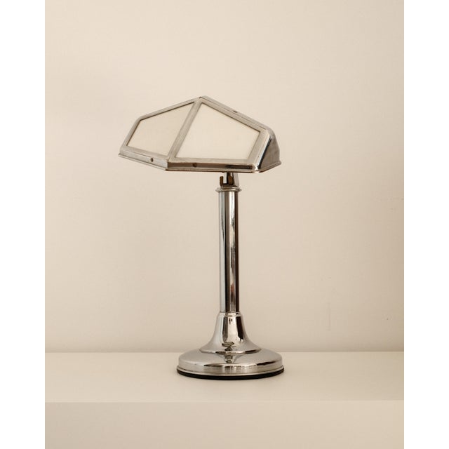 Art Deco Pirouette Table Lamp from Jean Chavanis, 1930s For Sale - Image 4 of 6