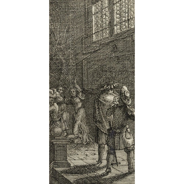 J. Meyer, Night Raid in a Palace, 17th-Century, Etching For Sale - Image 4 of 4