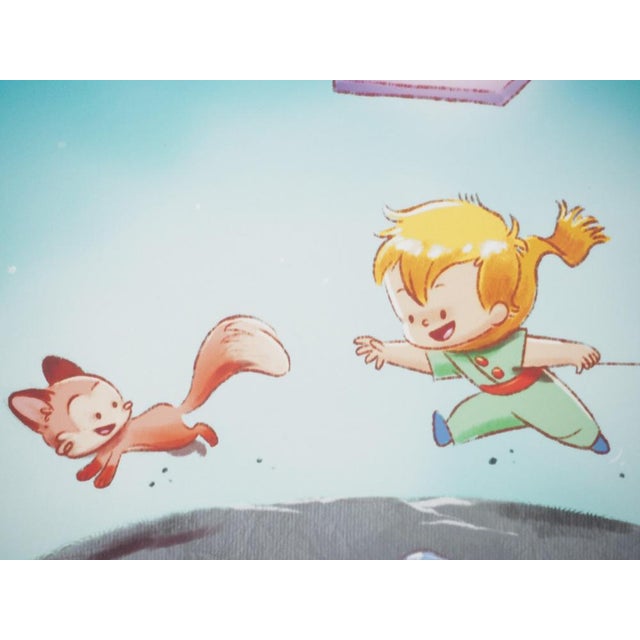 Modern Antoine De Saint-Exupery, Le Petit Prince s'amuse, Lithograph For Sale - Image 3 of 5