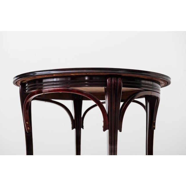 Secessionistic Table by Gustav Siegel for Jacob & Josef Kohn, 1900s For Sale - Image 13 of 18