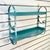 1970s 1970s Vintage Boho Chic Atomic Style Metal Bathroom Wall-Mounted Shelf With Towel Bar. For Sale - Image 5 of 13
