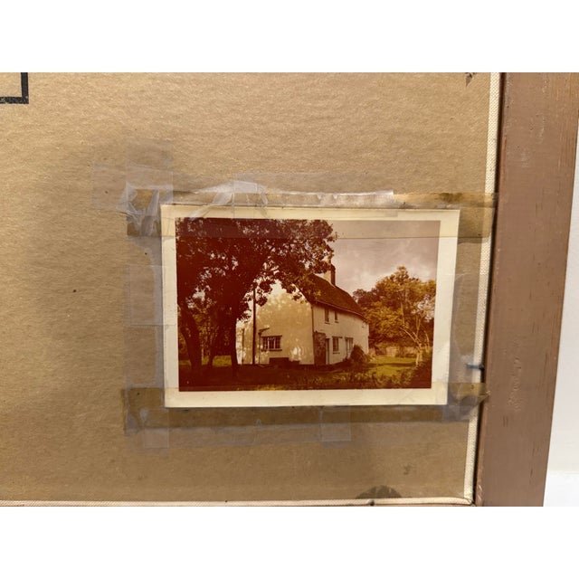 English Ruby Knight-Herndon 1959 Suffolk England House Oil Painting For Sale - Image 3 of 10