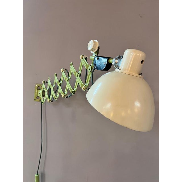 Scissor Lamp from VEB Zweckleuchtenbau Dresden For Sale - Image 4 of 11