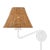 Issa has a natural style that's ahead of the curve. Slender, hooked arms hold a woven rattan shade that lets a soft light...