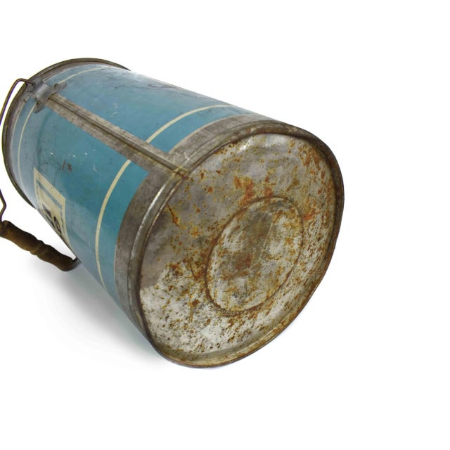 Early 1900's Large Bluhill Brand Coffee Martin Bros. Co Coffee Tin Usa For Sale - Image 11 of 12