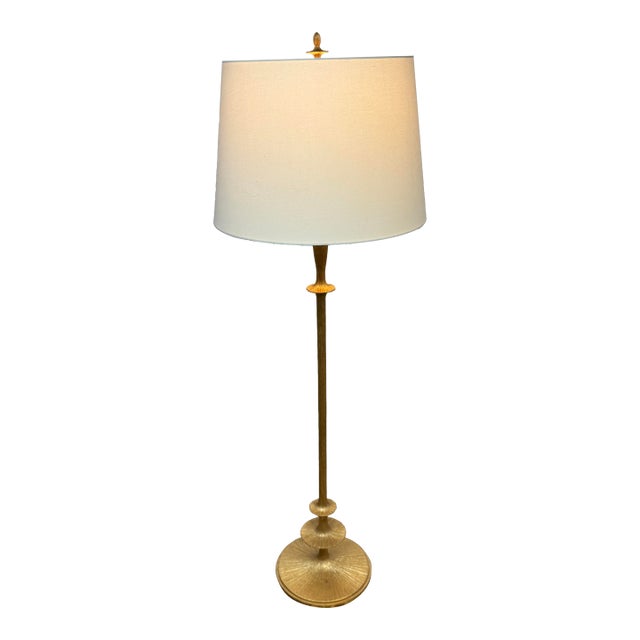 Barbara Barry for Visual Comfort Lotus Floor Lamp, Gold For Sale