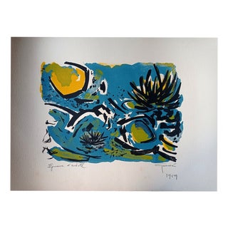 Antonio Guanse, Water Lilies, 1959, Lithograph For Sale
