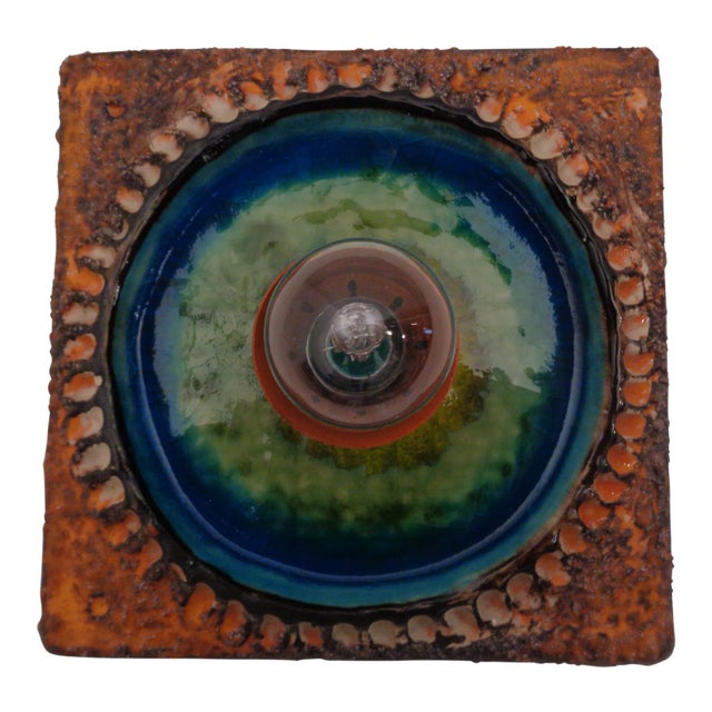 Studio Ceramic Wall Lamp from Kaiser Leuchten, 1970s For Sale