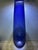 Cobalt Blue Art Glass Vase For Sale - Image 4 of 4
