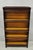 Antique Mahogany 4 Section Barrister Bookcase Glass Door Stacking Lawyer Cabinet For Sale - Image 11 of 16