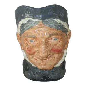 Vintage England Royal Doulton Granny Character Toby Jug