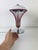 Space Age table lamp, Made in Italy, 1970s The central structure is a cage of curved red enameled metal wires topped with...