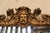 Large giltwood mirror, 19th century retains its original parquet backing overall in good condition, minor losses and wear...